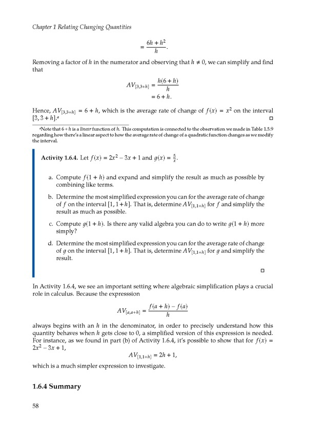 Active Preparation for Calculus - Page 58